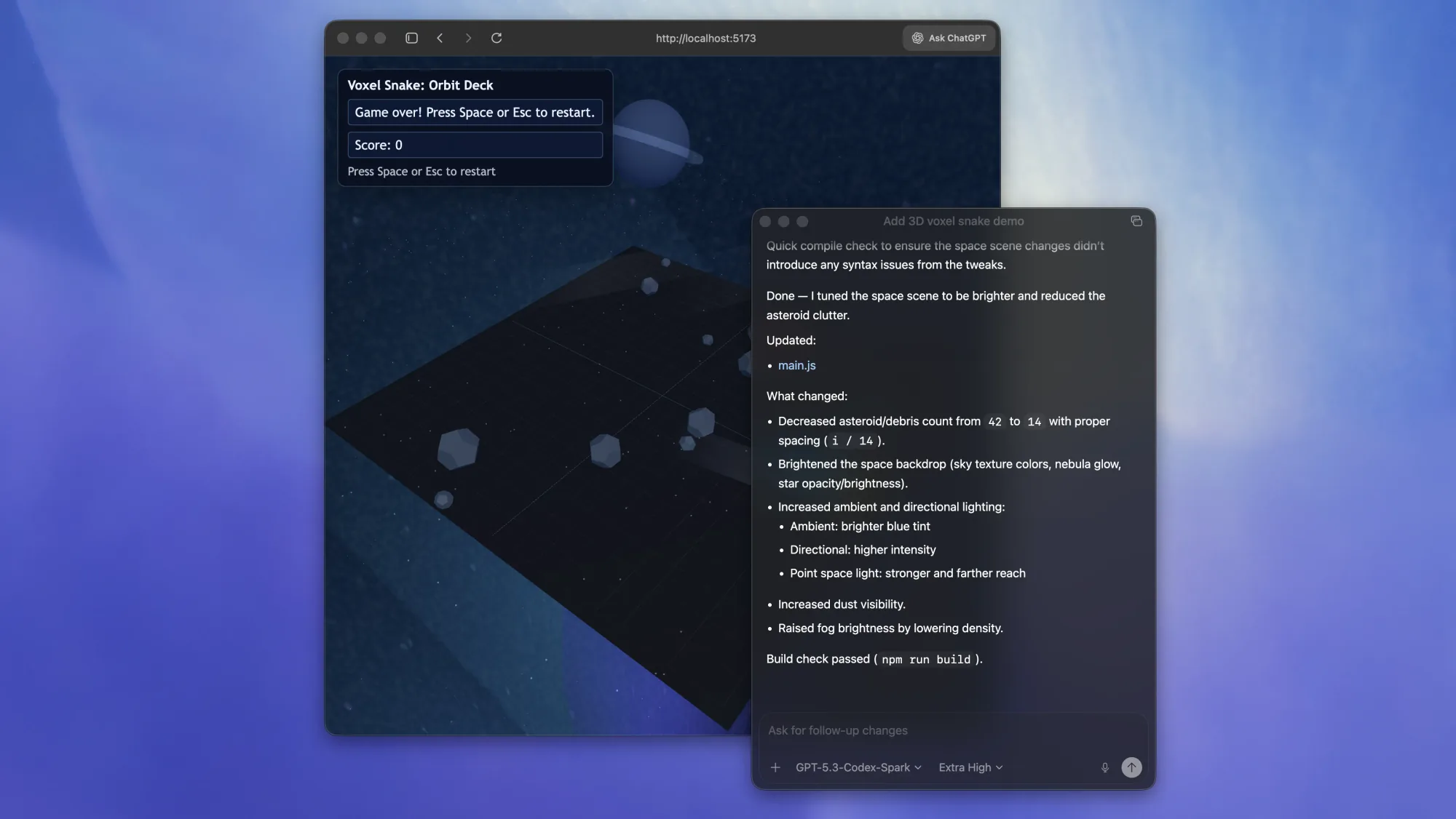 深色模式下的弹出窗口预览