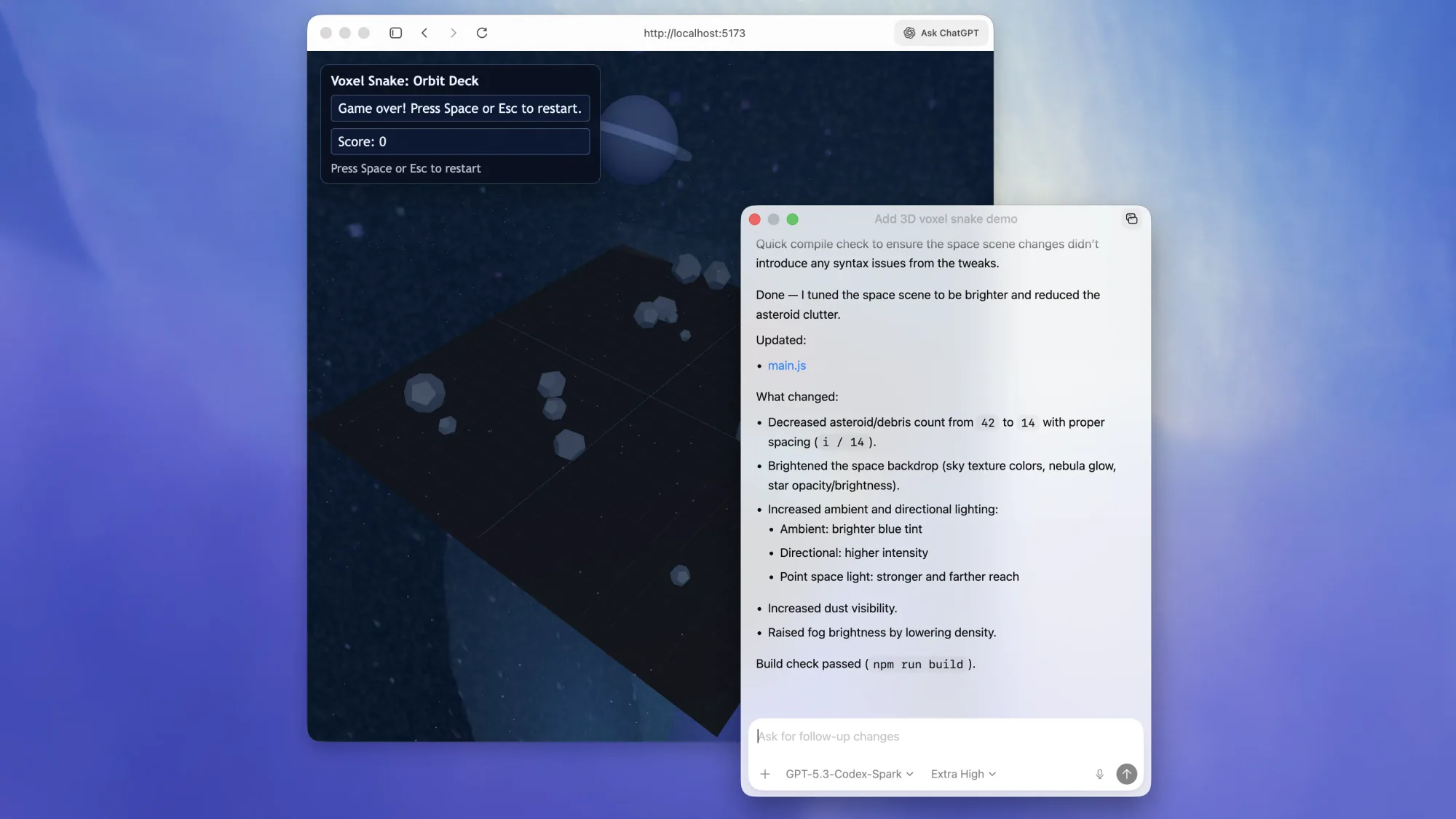 浅色模式下的弹出窗口预览